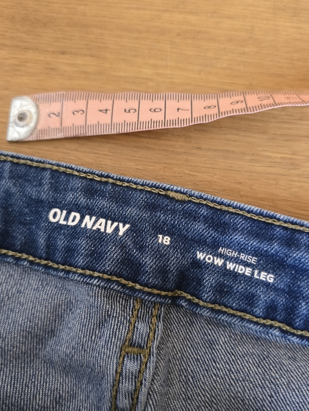 Old Navy High-Waisted Wow Wide-Leg Jeans In New Moon 18 - Picture 5 of 15